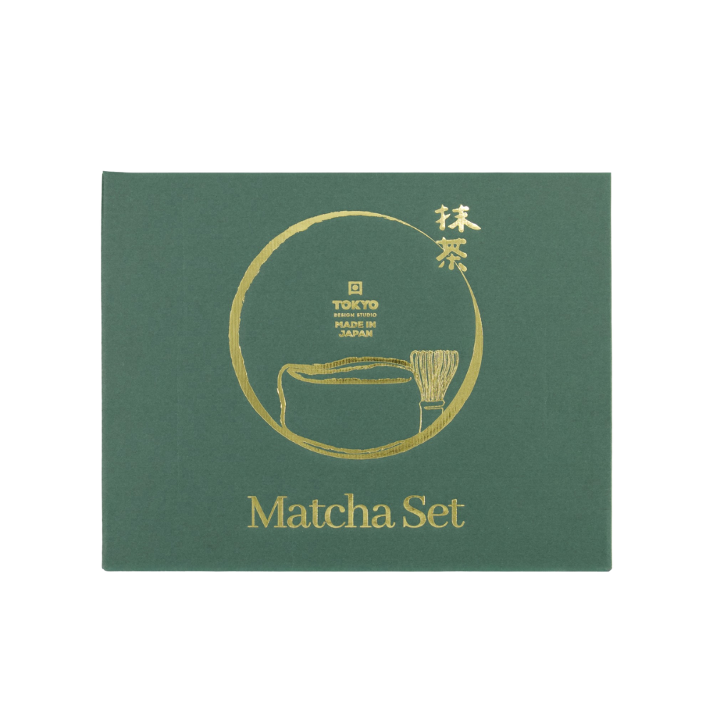 Matcha gavesæt - hvid